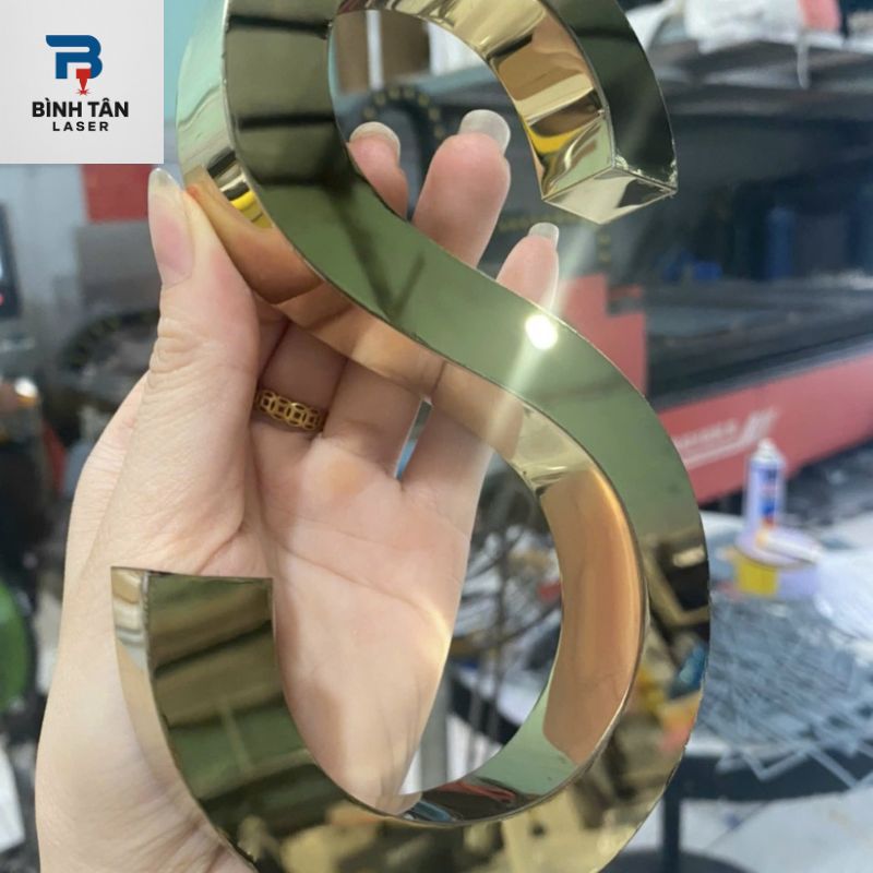 Cắt chữ inox