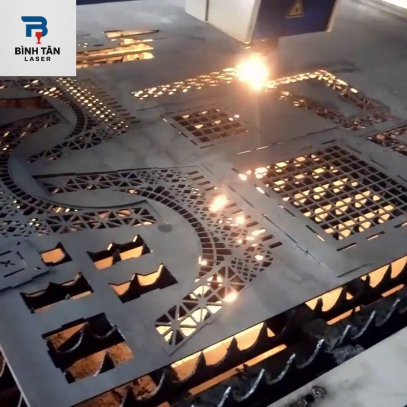 cắt laser sắt